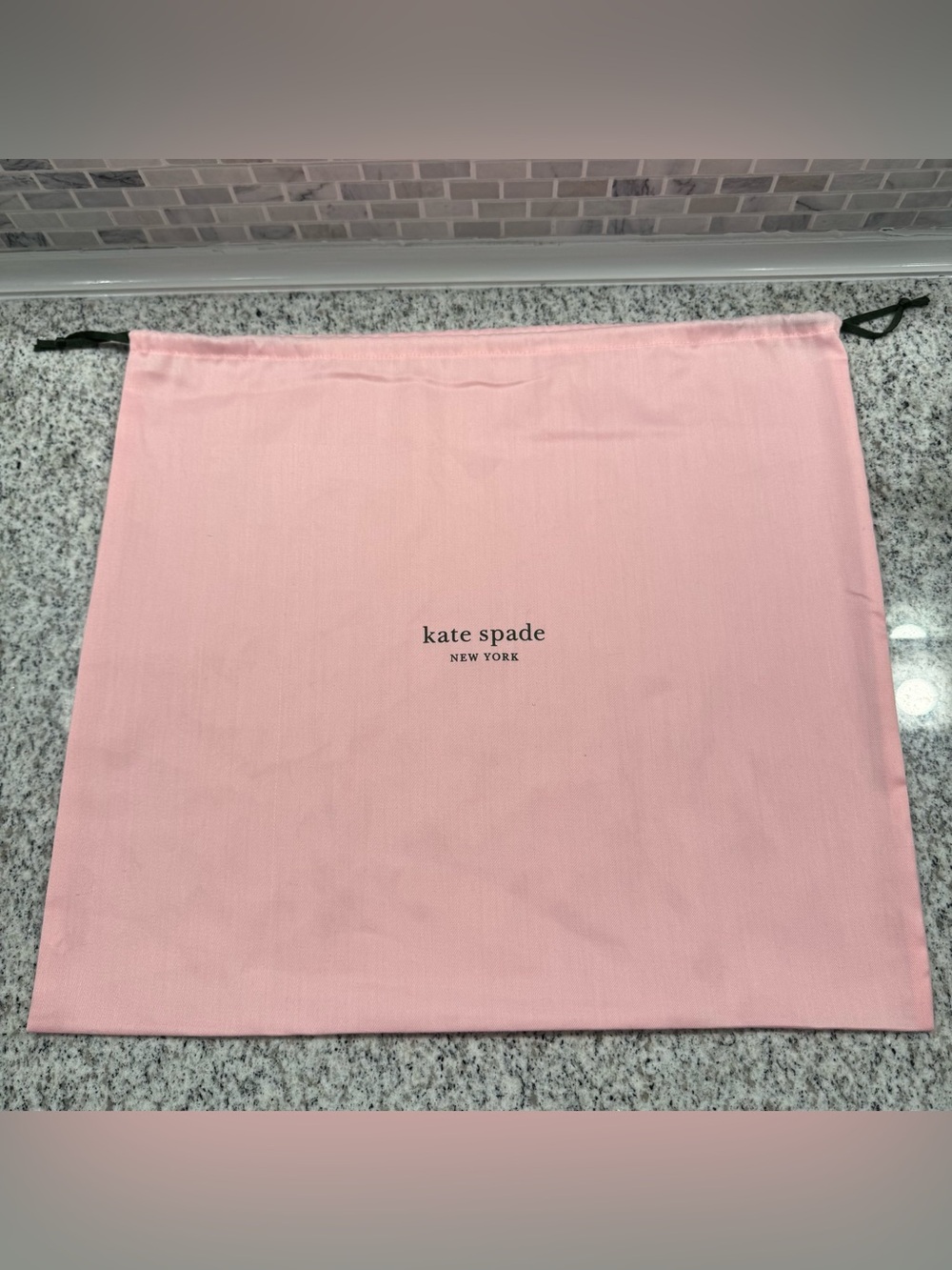Kate Spade Extra Large Pink Cotton Dust Bag
